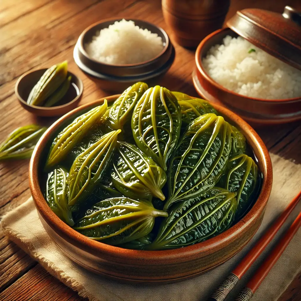 머위짱아찌 쌉싸름한 봅 반찬 관련 사진