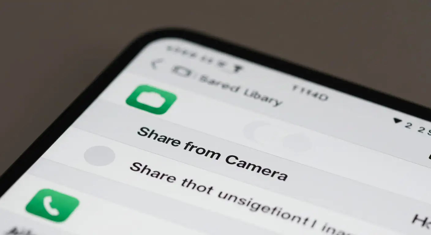 아이클라우드 사진 공유 방지