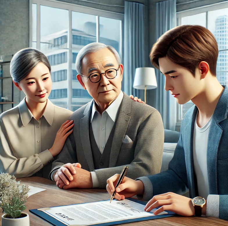 부모 자녀간 전세계약