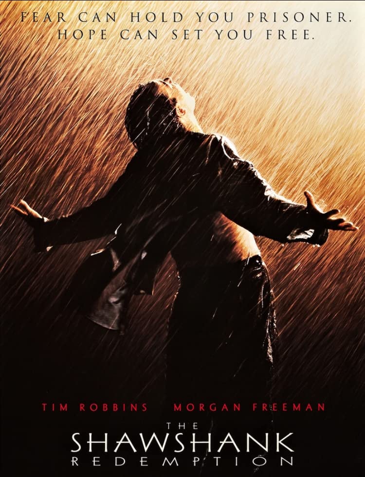 감옥을 탈출 후에 자유를 만끽하는 앤디