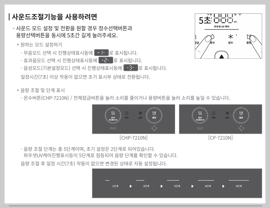 코웨이 정수기 소리 안나게