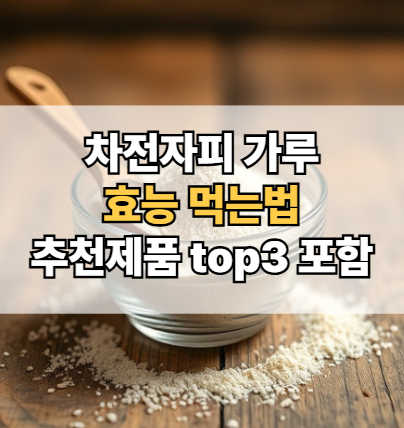 차전자피-가루-효능-먹는법-추천