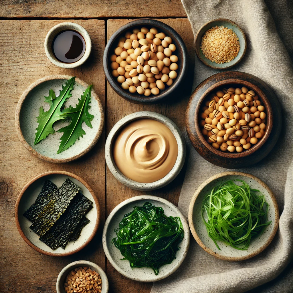 한국인의 저속노화 식단과 관련된 사진