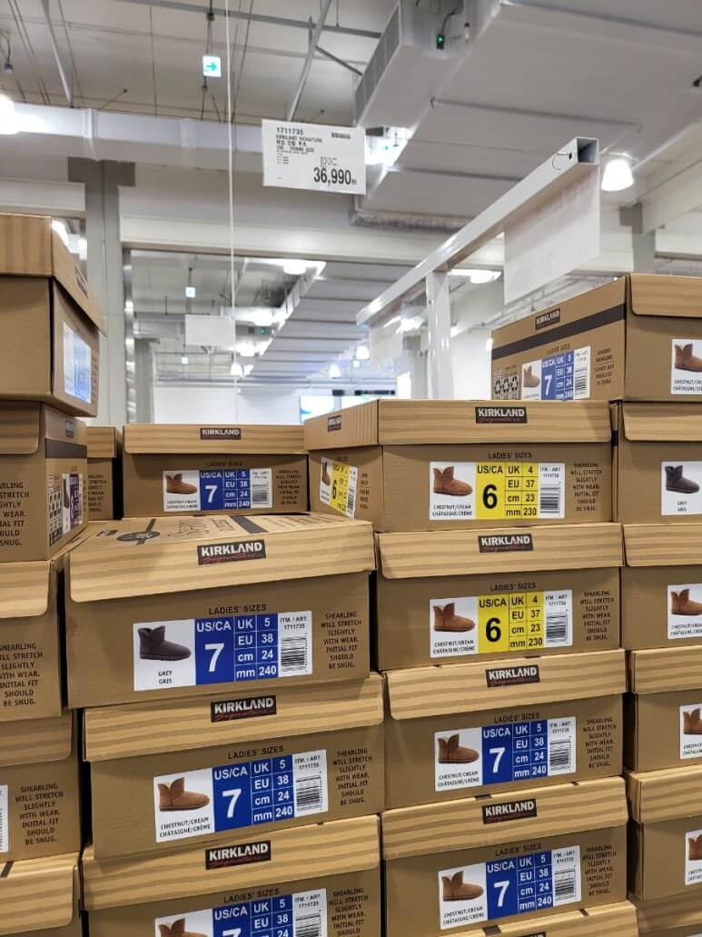 코스트코 여성 양털 부츠