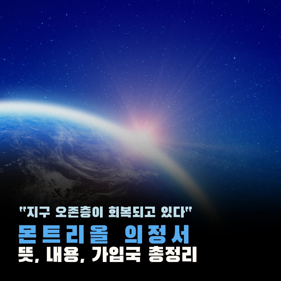 몬트리올 의정서 총정리