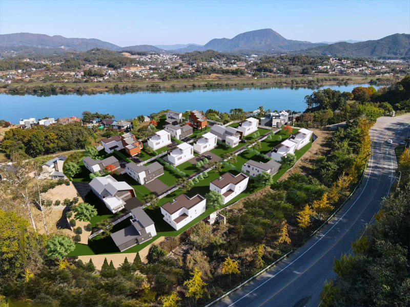 강산 리버뷰 조감도