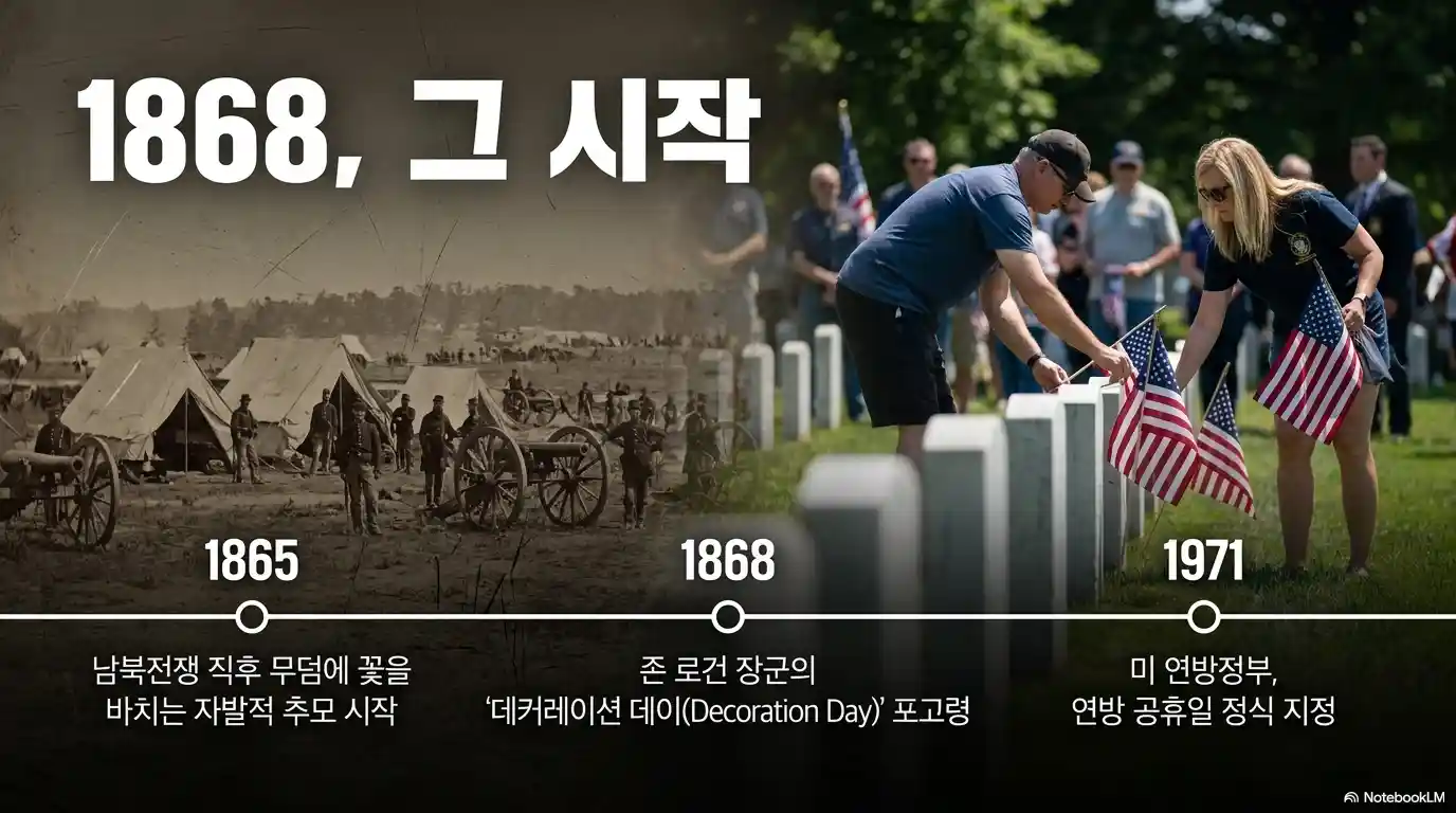 미국 메모리얼데이 유래와 역사