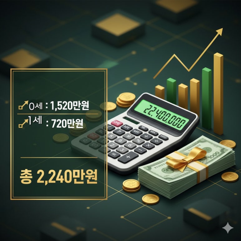 2026년 영유아 지원금 계산하기