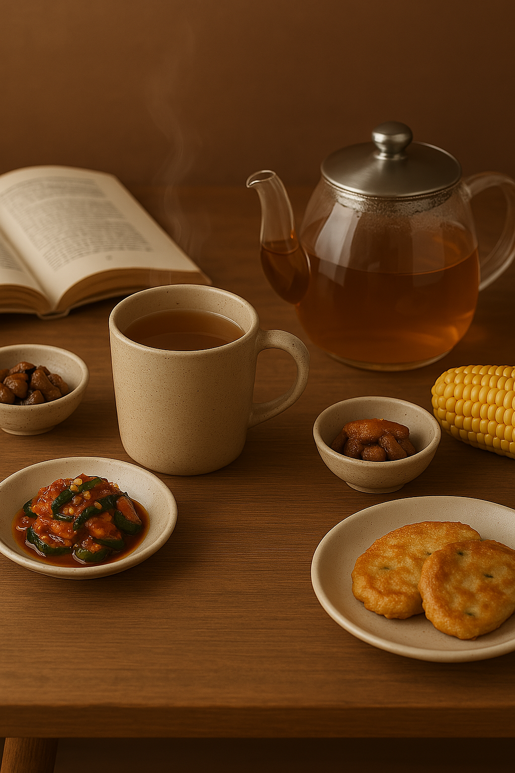옥수수차 끓이는법 카페인 효능 부작용 칼로리 만들기