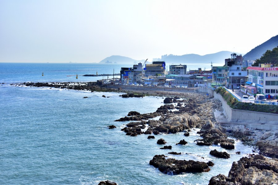 해운대 청사포 전경