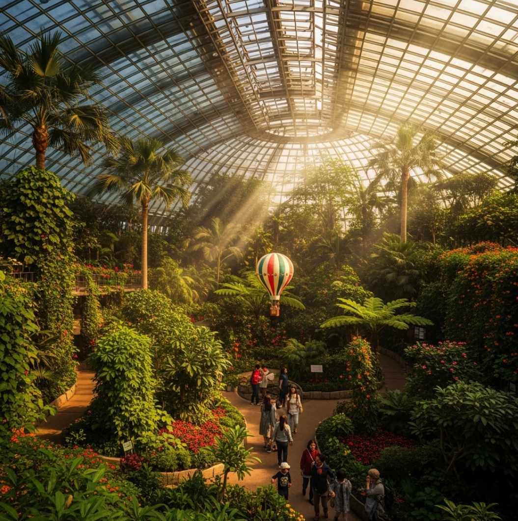 도심 속 거대한 초록 쉼터, 마곡 서울식물원