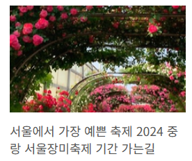 서울 장미축제