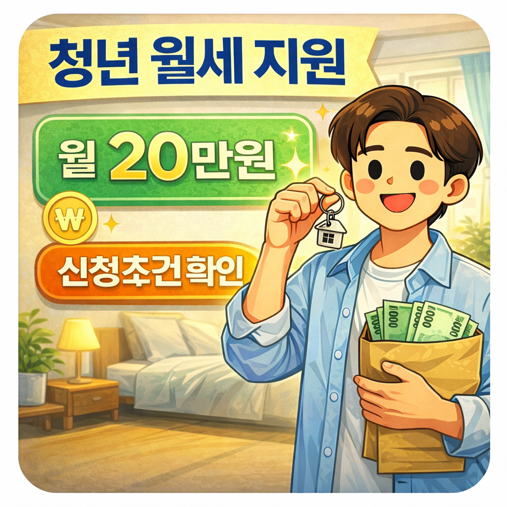 청년 월세 부담 주거비 지원 정책 설명