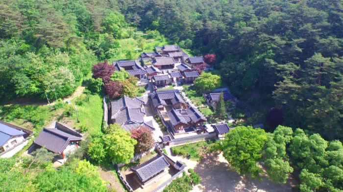 안동 도산서원 항공사진 / 출처 : 국가유산포털
