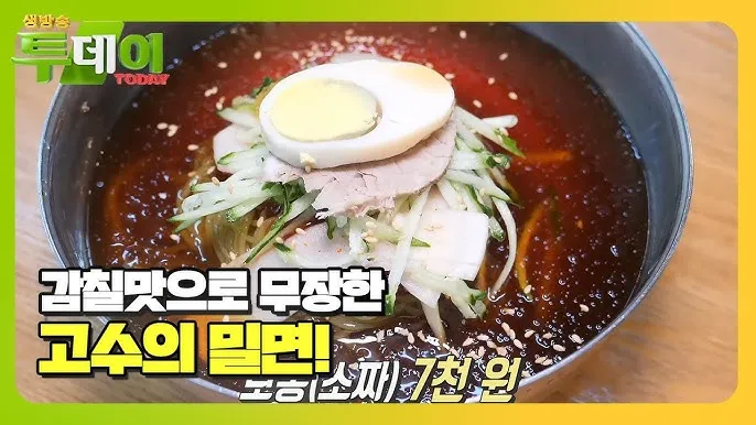 생방송 투데이 24년 전통 경주 밀면 맛집 법칙 소개_1