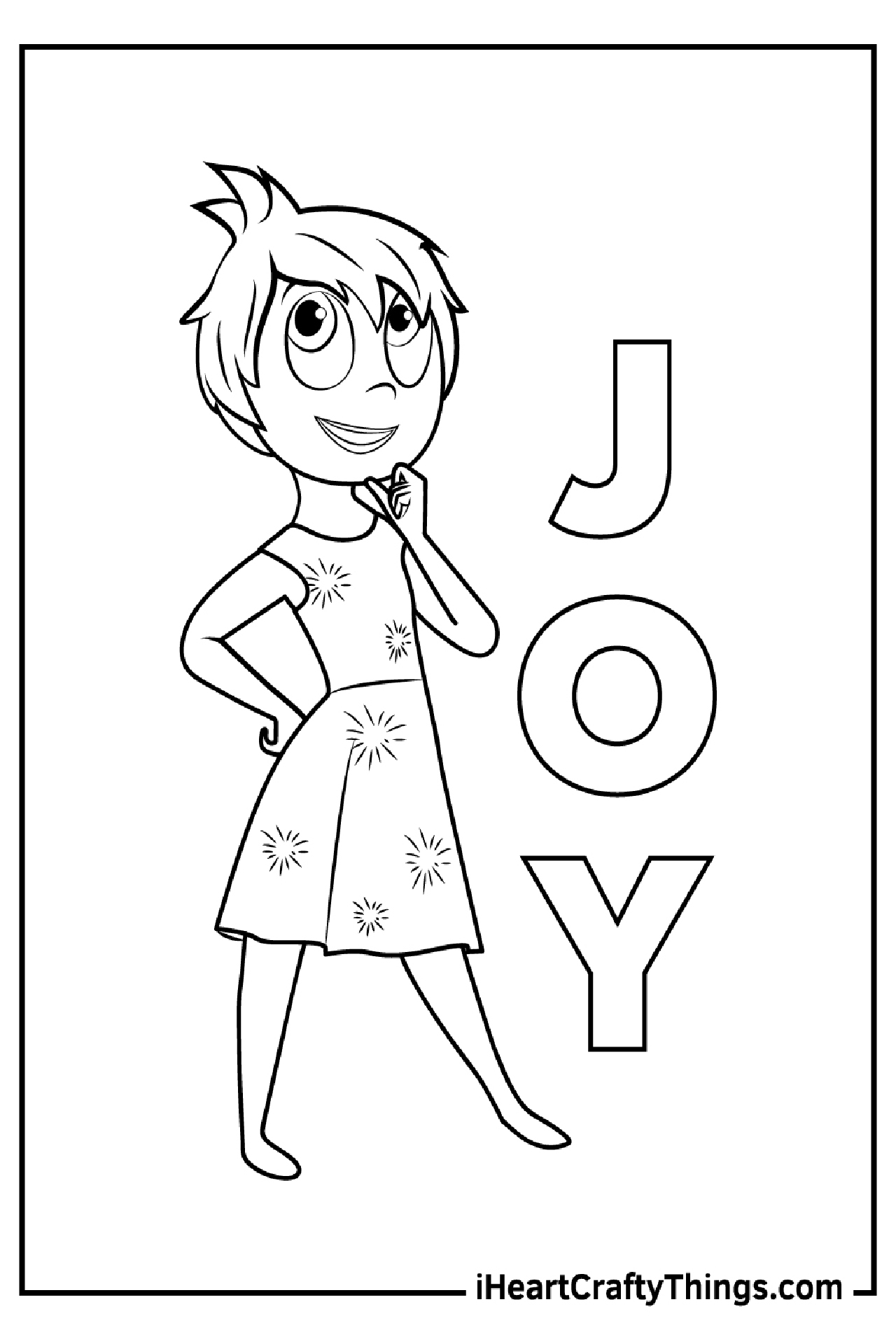 인사이드아웃 색칠공부 디즈니 도안