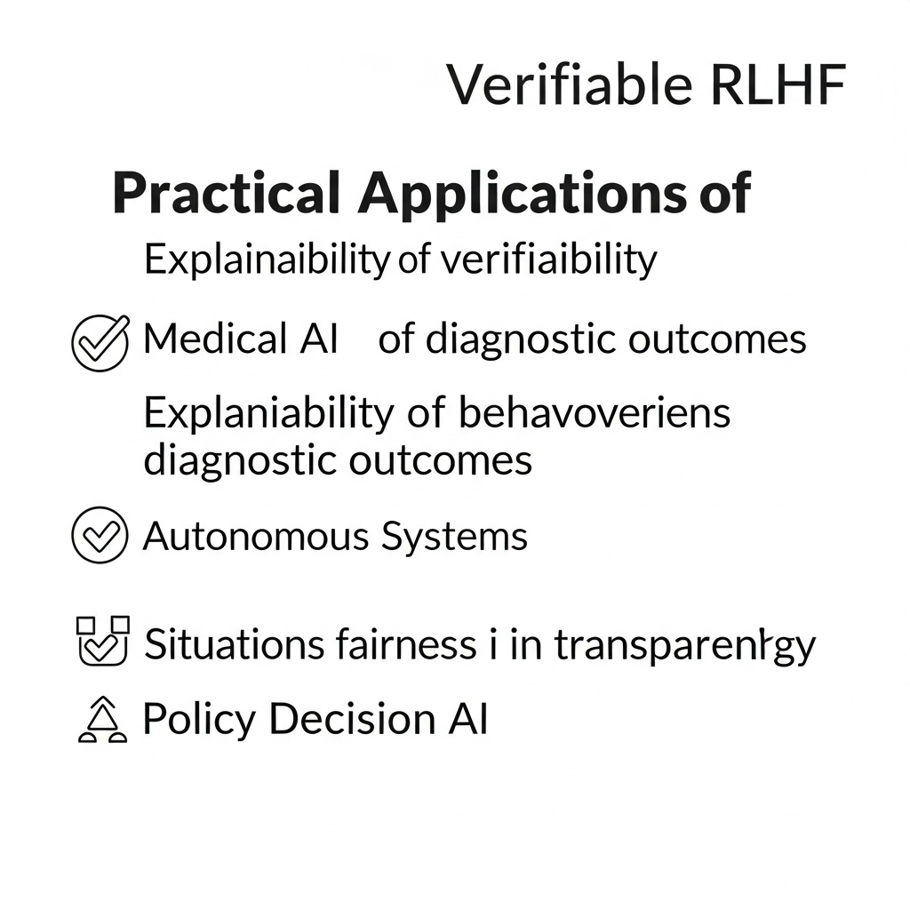 Verifiable RLHF의 실제 활용 분야
