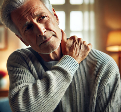 60대 이상 노인 목 디스크 부작용 관련 사진