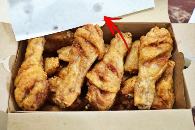 재활용 불가품목, 치킨 상자 기름종이