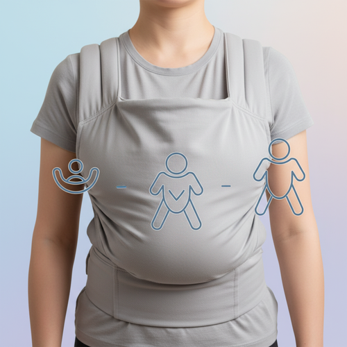 우리 아기에게 딱! 코모스 포대기 다양한 자세 활용 가이드