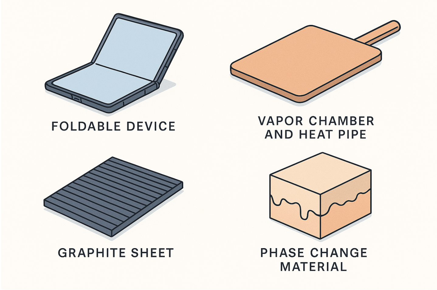 폴더블 기기 방열 설계