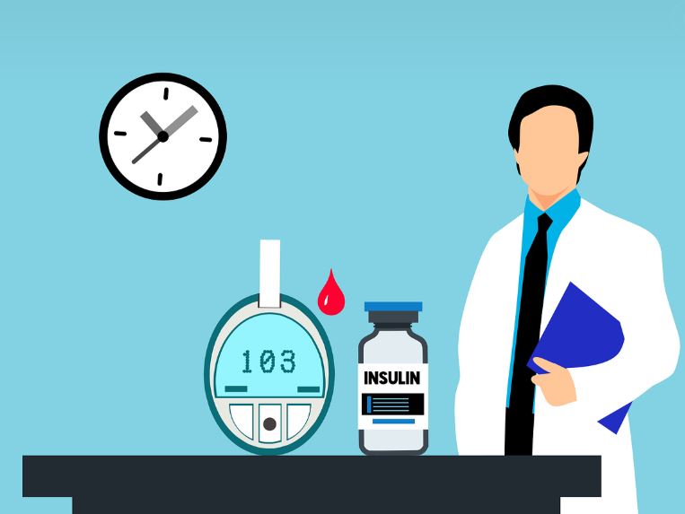 당뇨병 혈당확인 인슐린