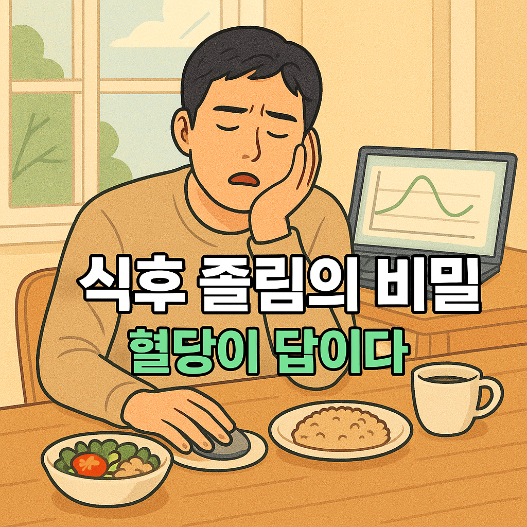 식후 졸림의 비밀, 혈당이 답이다
