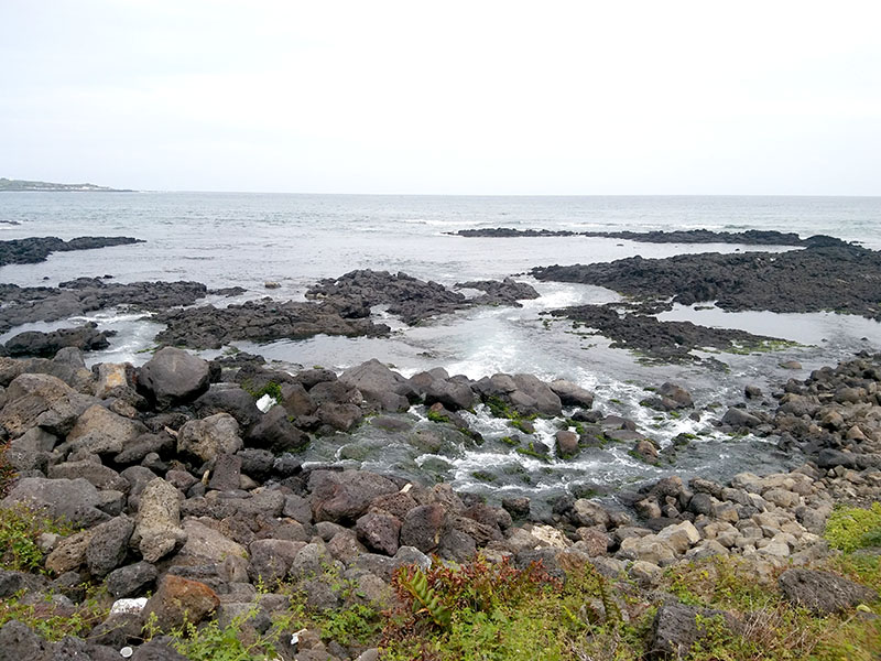 성산일출봉 옆 광치기해변가