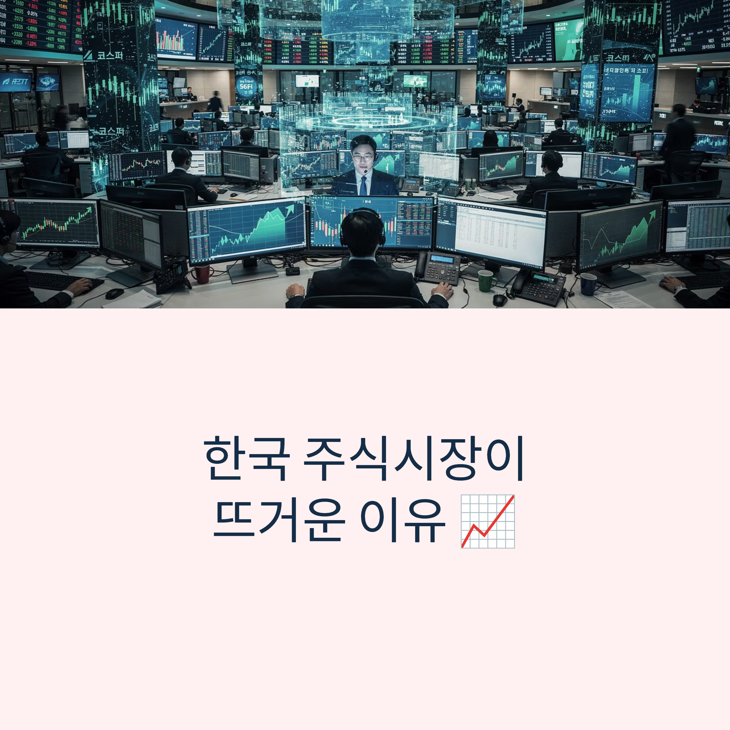 한국 주식시장, 뜨거운 상승세