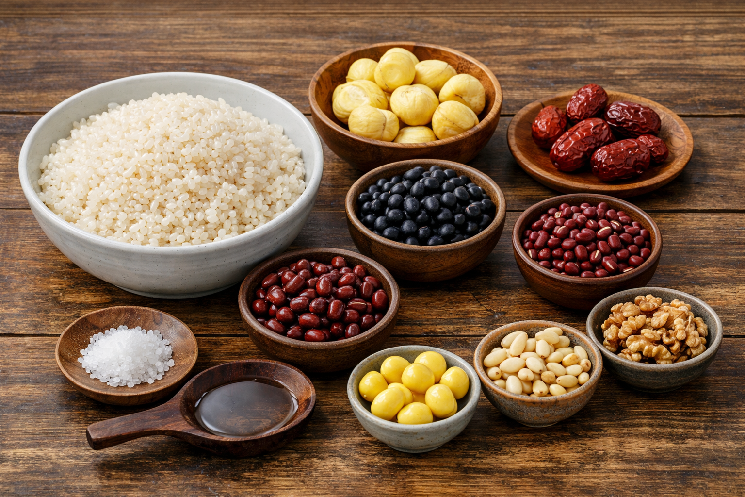 찰밥 기본 재료