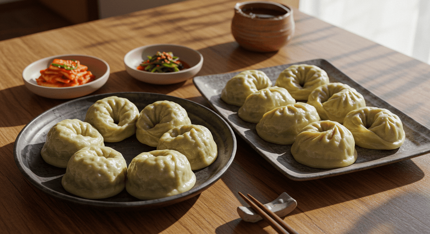 만두 가장 기본인 찐만두