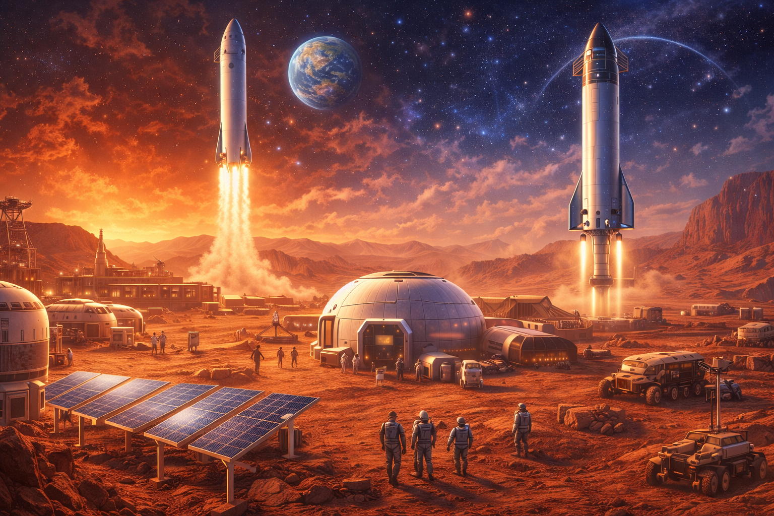 상상의 화성 식민지 개발