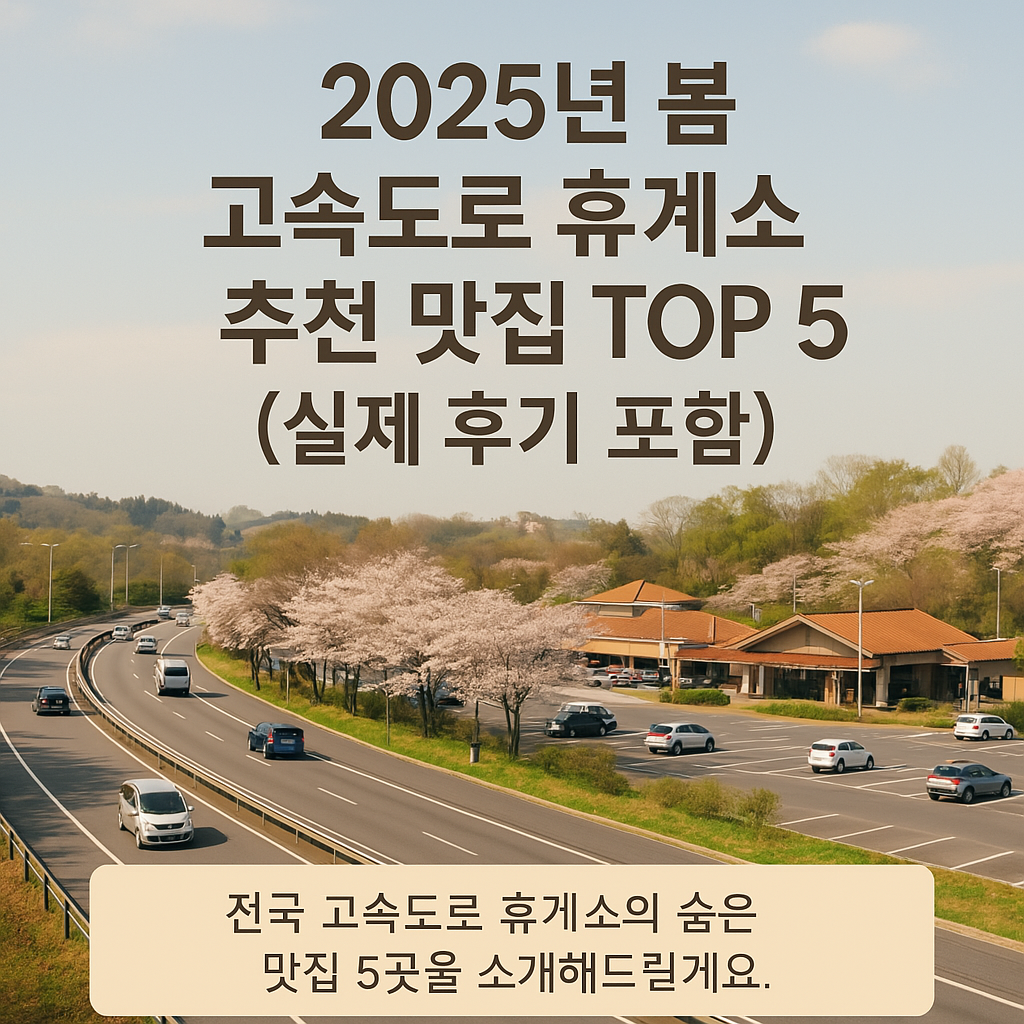 전국 고속도록 휴게소 밋집
