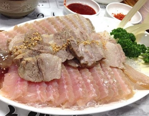 흑산도-홍어삼합