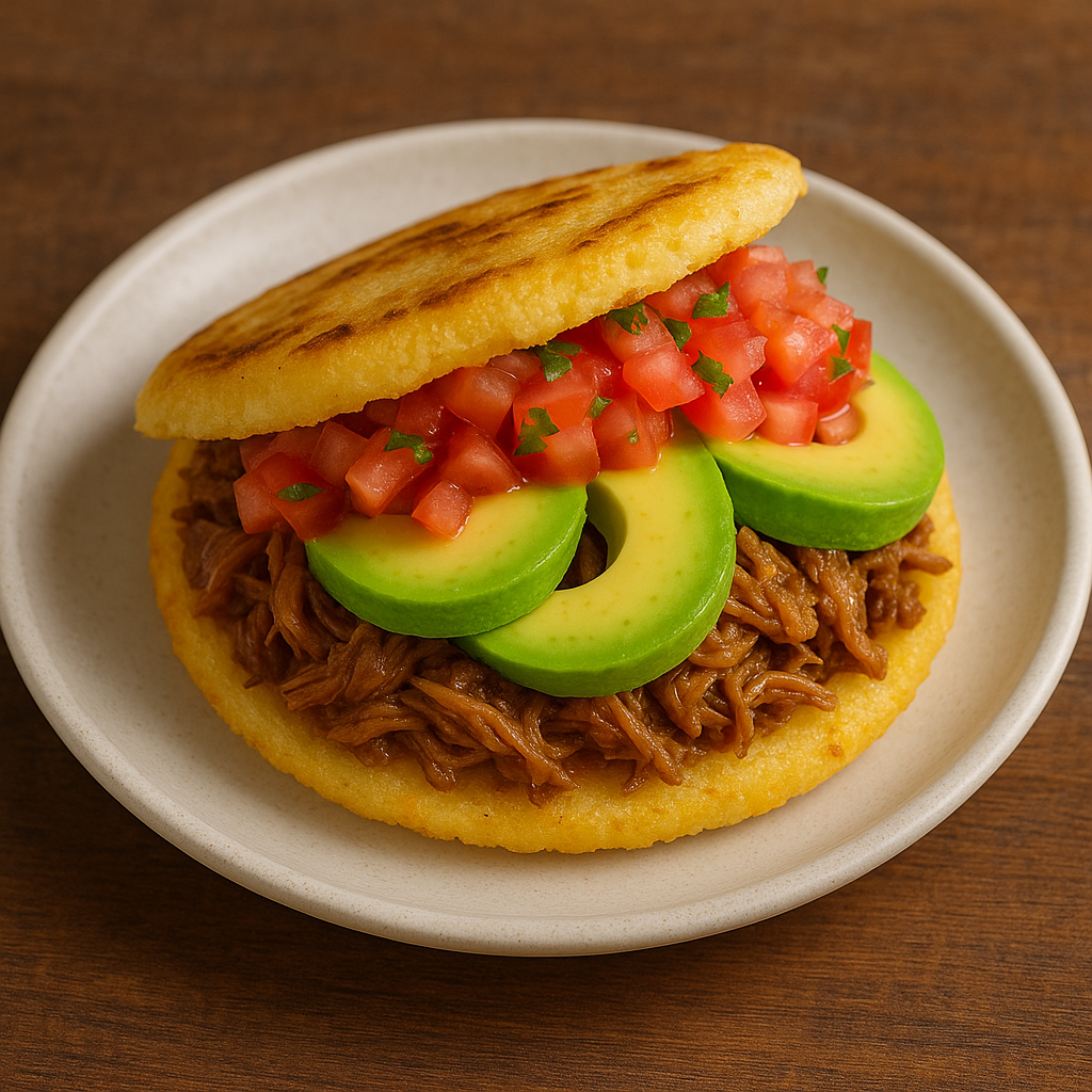 카르타헤나 대표 음식 아레파 음식 사진