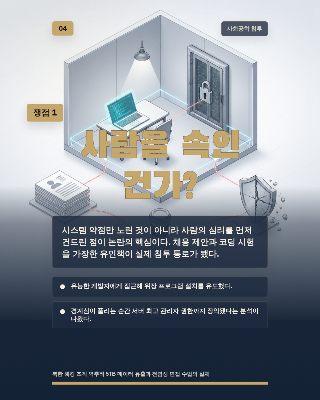 사람을 속인 건가?