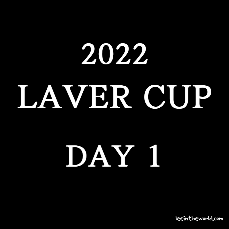 2022 레이버 컵 첫째날 경기 중계 리뷰