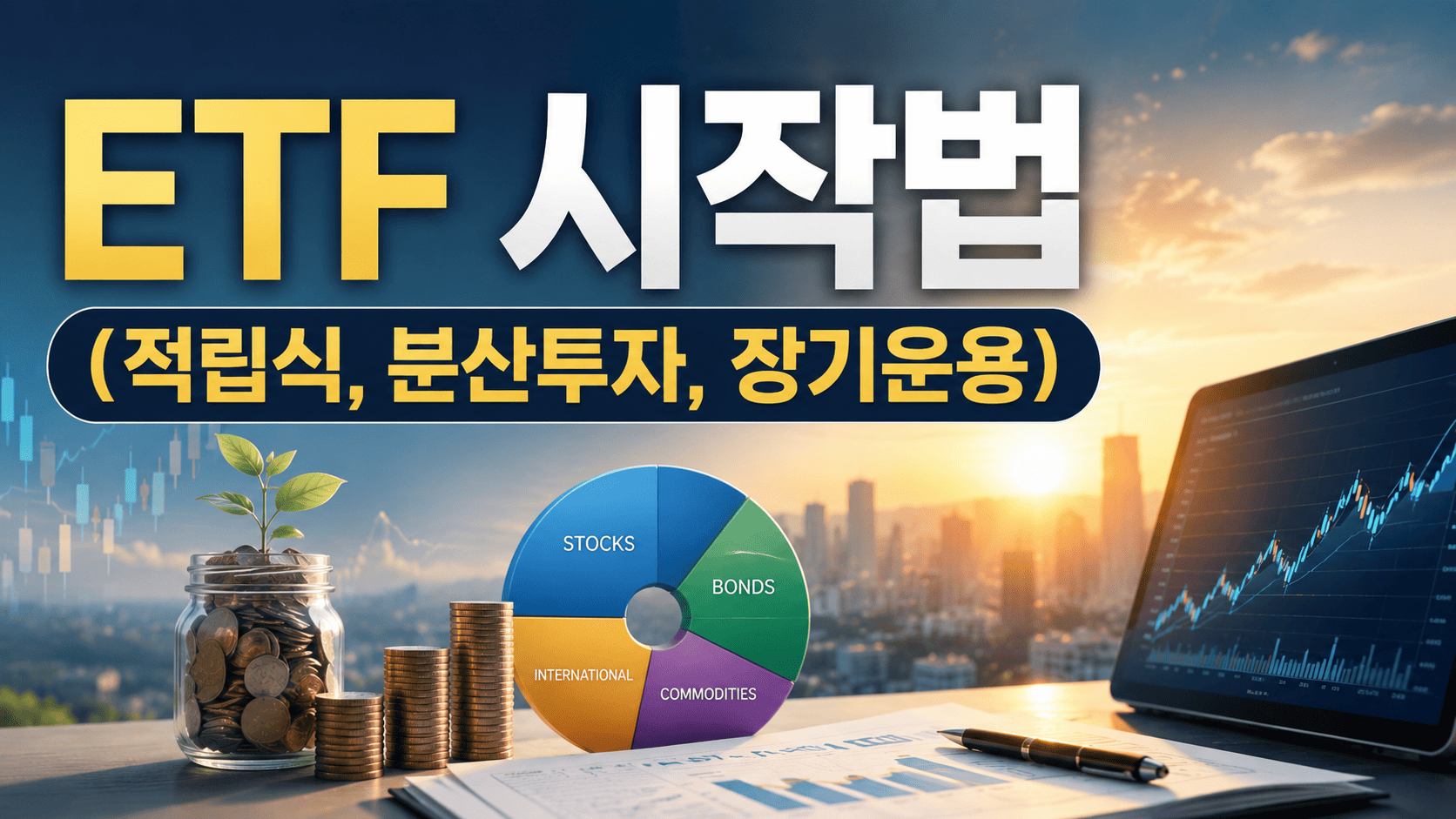 초보 ETF 시작법 (적립식, 분산투자, 장기운용)