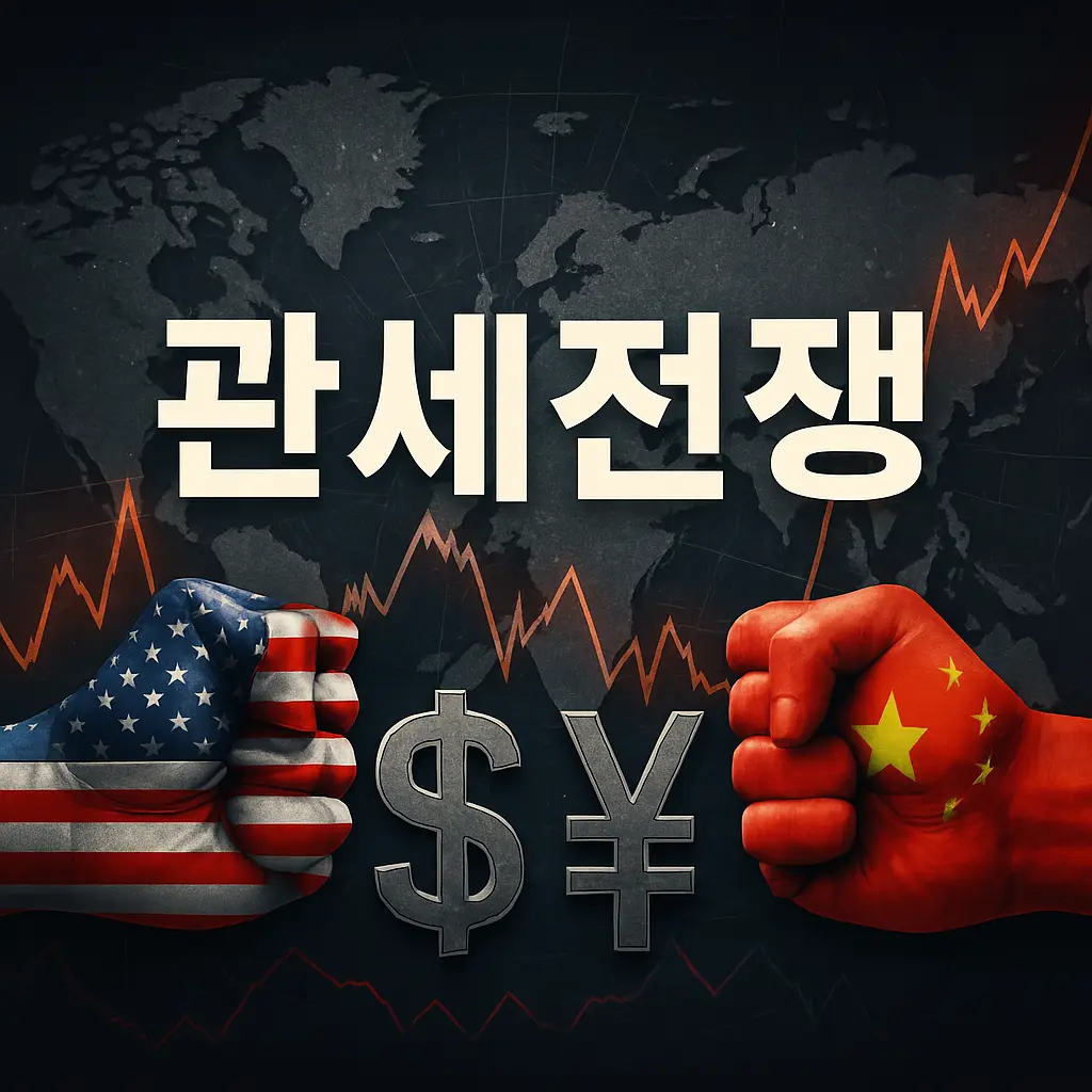 '관세전쟁' 텍스트 이미지