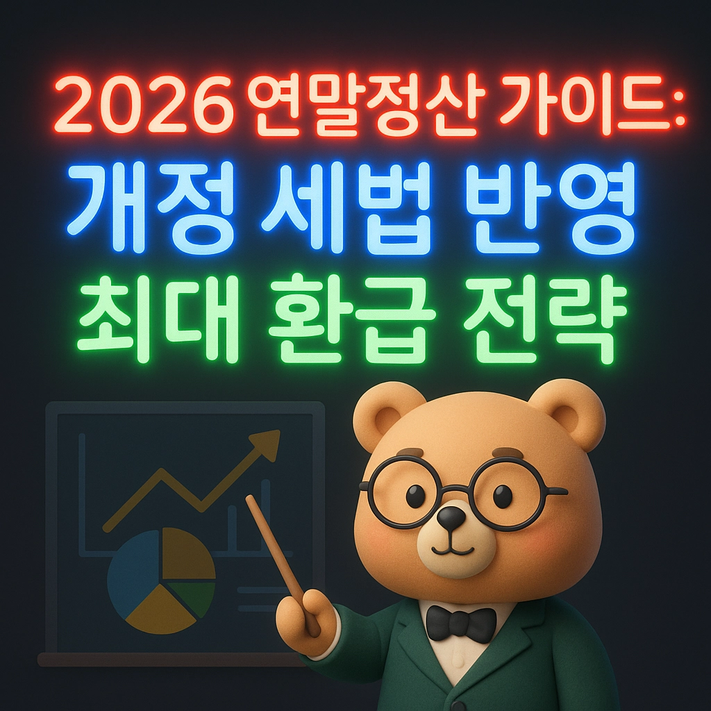 2026 연말정산 가이드 개정 세법 반영 최대 환급 전략