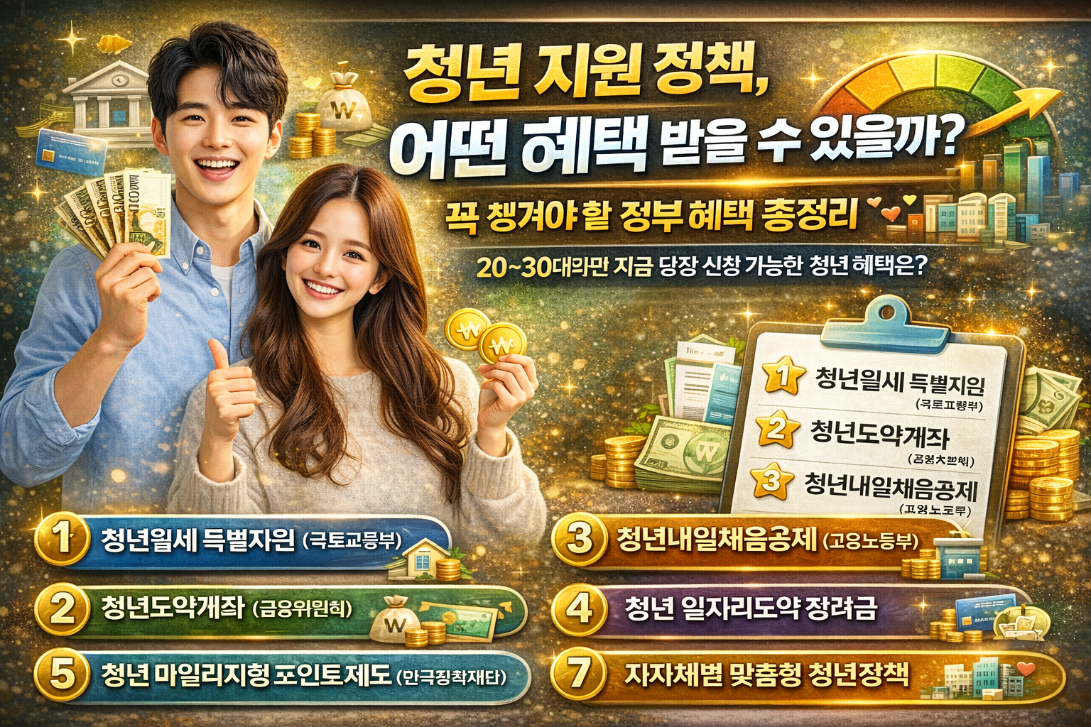 꼭 챙겨야 할 정부 혜택 총정리