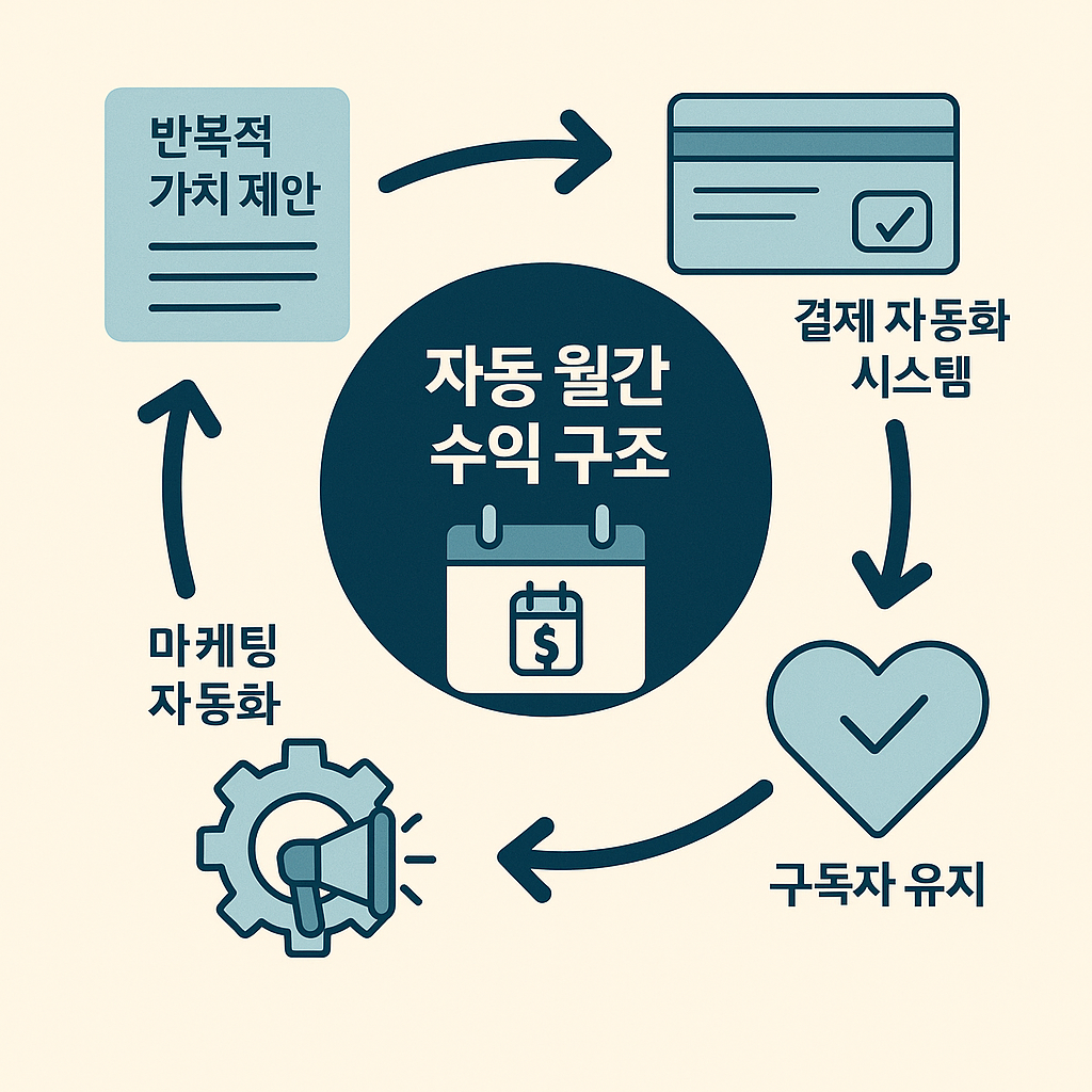 매달 자동 수익 구조 만들기: 구독 서비스 운영의 5단계 핵심 전략