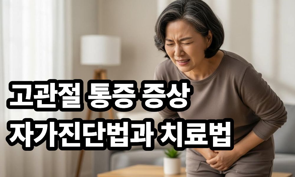 고관절 통증 증상 사진 1
