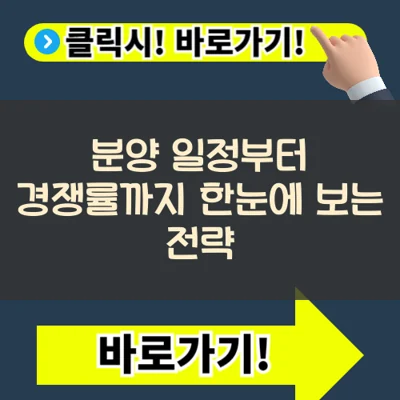 청약홈 따라잡기: 분양 일정부터 경쟁률까지 한눈에 보는 전략