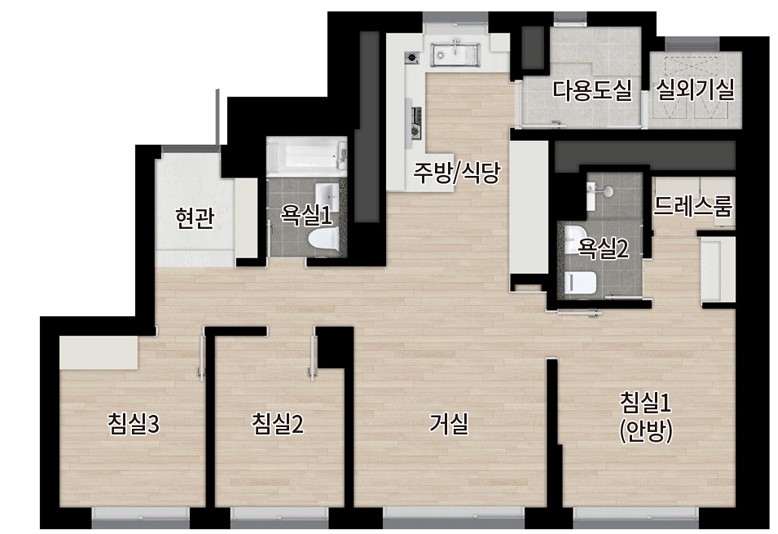 청담 르엘 평면도