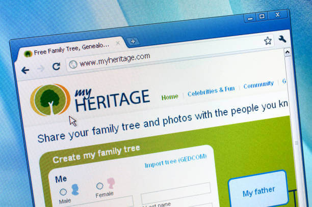 디지털 유산을 나타내는 디지털 사이트