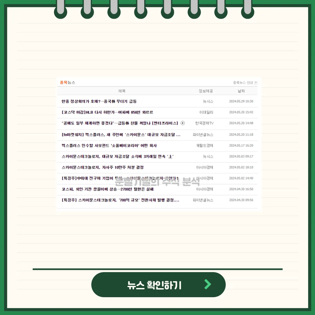 스카이문스테크놀로지 뉴스