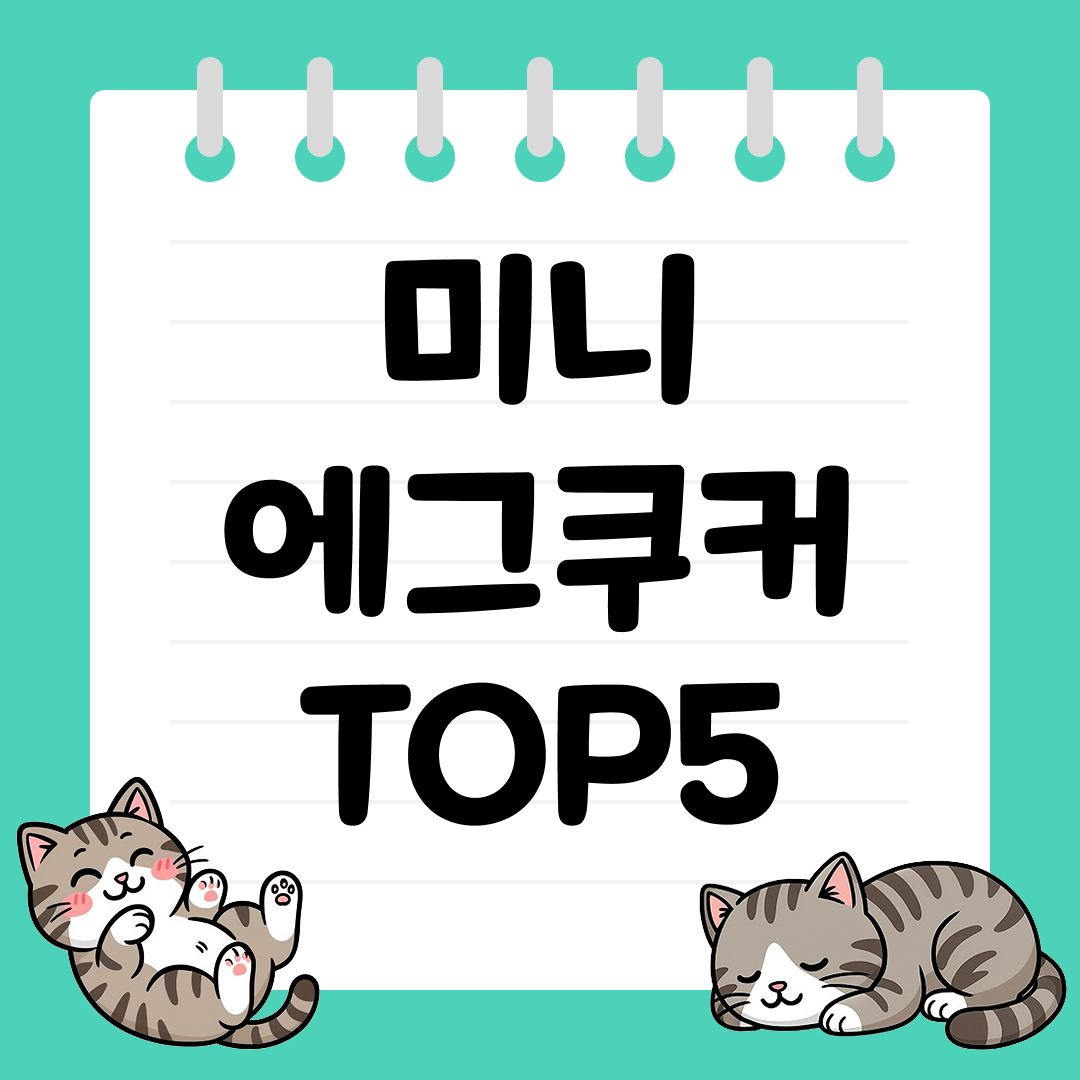 세척 간편하고 전기 절약형 미니 에그쿠커 추천 순위 TOP5