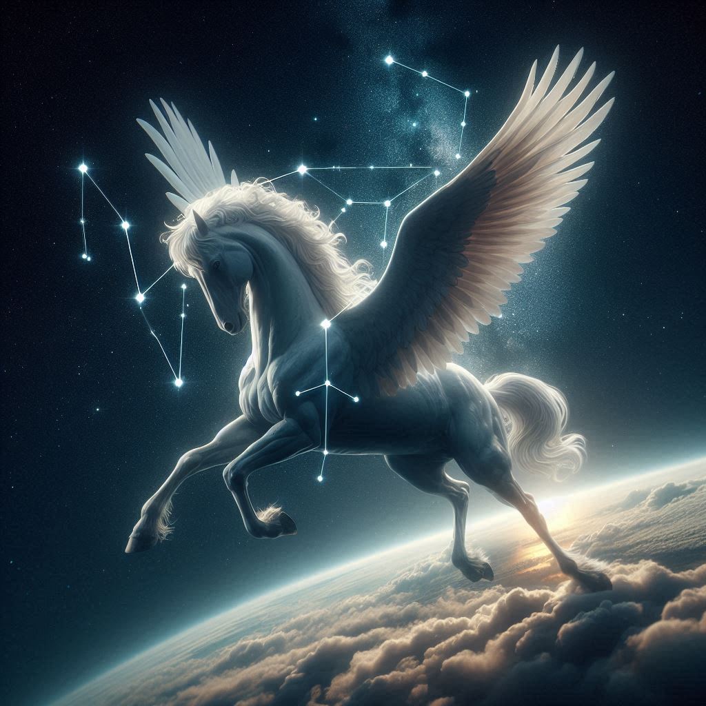 밤하늘에서 페가수스자리 쉽게 찾기