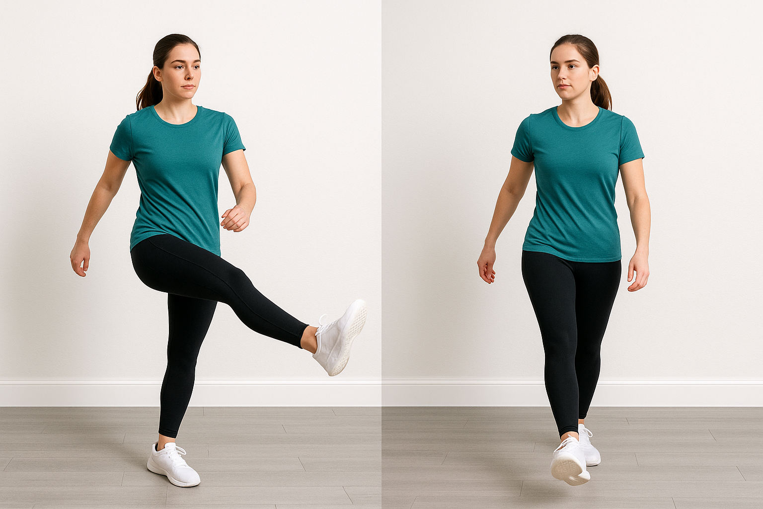 락킹 사이드 킥(Rocking Side Kicks)